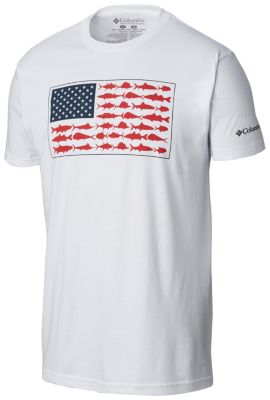 columbia fish flag shirt