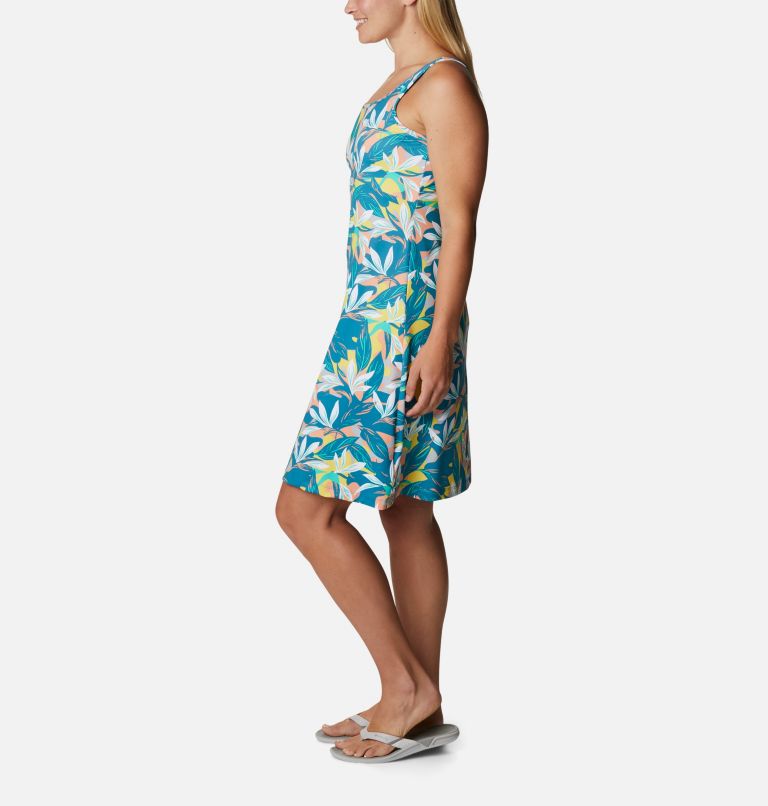 Women’s PFG Freezer III Dress, Color: Electric Turquoise Hidden Paradise