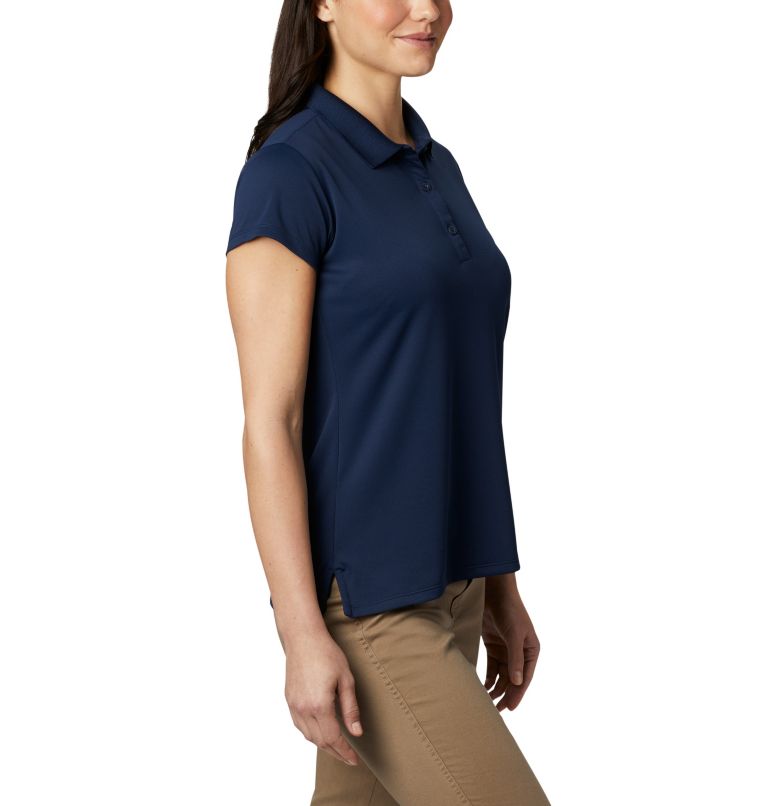 Thumbnail: Women’s PFG Innisfree Short Sleeve Polo, Color: Collegiate Navy, image 5