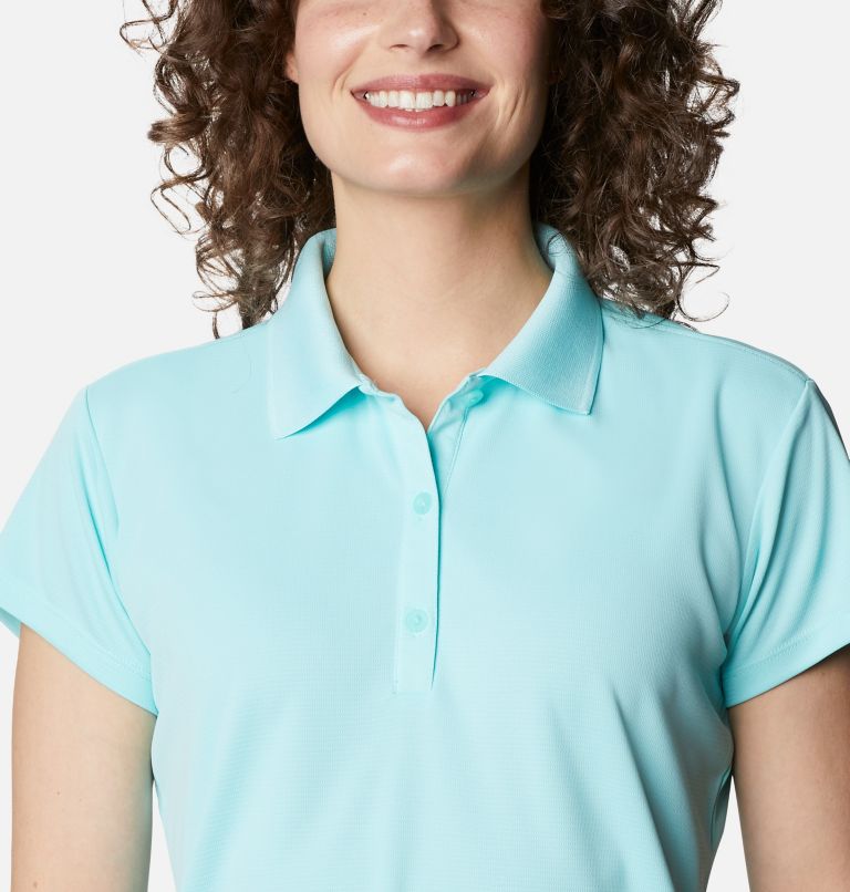 Clear Water 1X Columbia Womens Innisfree Short Sleeve Polo 