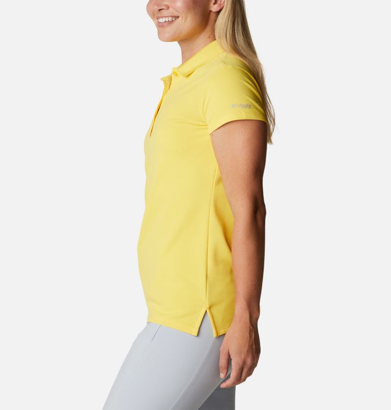 Thumbnail: Women’s PFG Innisfree Short Sleeve Polo, Color: Sun Glow, image 3