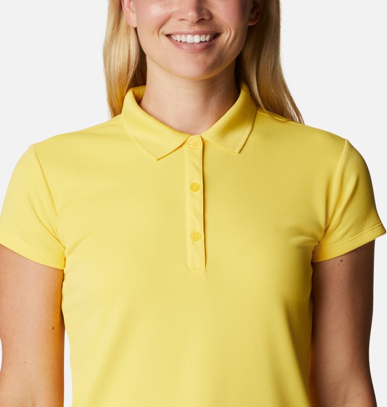 Women’s PFG Innisfree Short Sleeve Polo, Color: Sun Glow, image 4