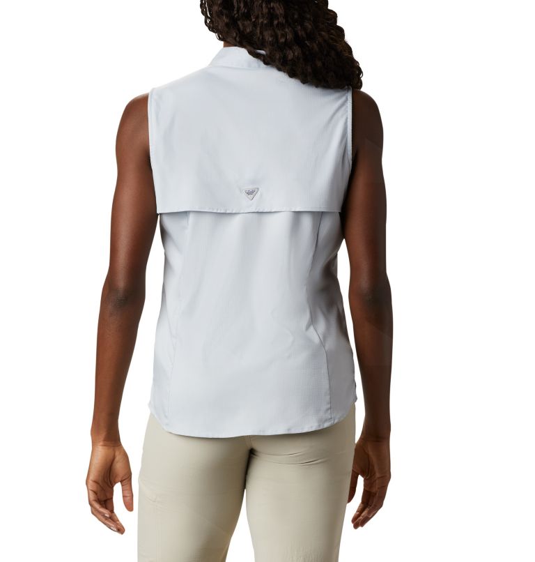 Women’s PFG Tamiami Sleeveless Shirt, Color: Cirrus Grey, image 2