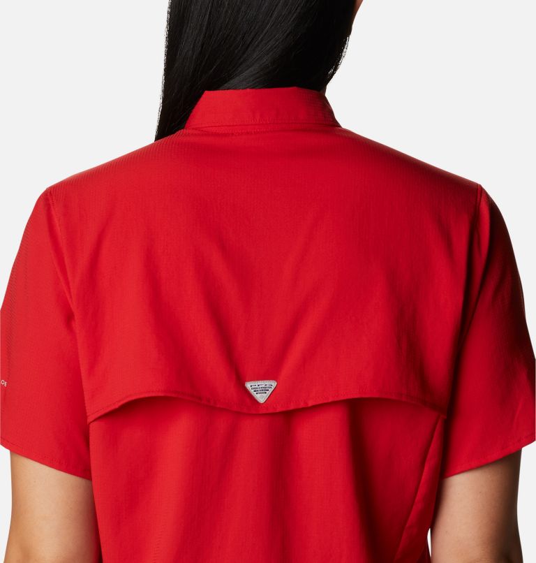Womens Tamiami II SS Shirt | 696 | S, Color: Red Spark, image 5