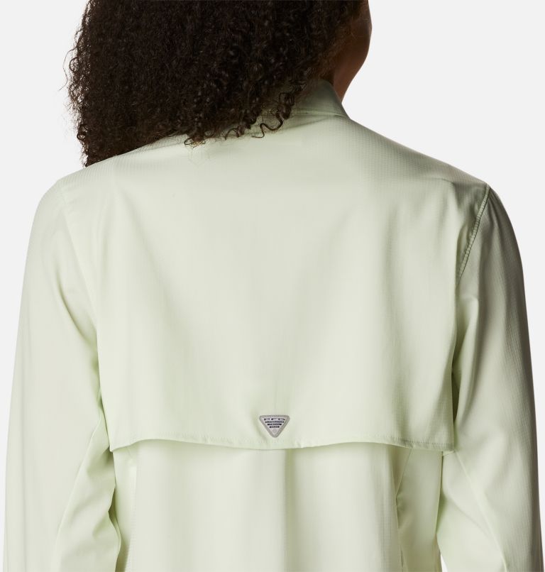 Thumbnail: Women’s PFG Tamiami II Long Sleeve Shirt, Color: Light Lime, image 5