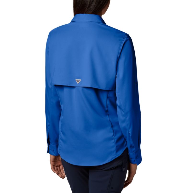 Women’s PFG Tamiami II Long Sleeve Shirt, Color: Blue Macaw, image 2