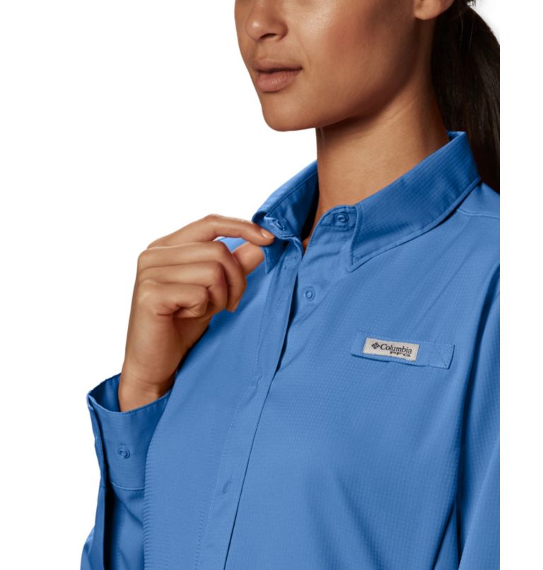 Chemise à manches longues PFG Tamiami II pour femme, Color: White Cap, image 5