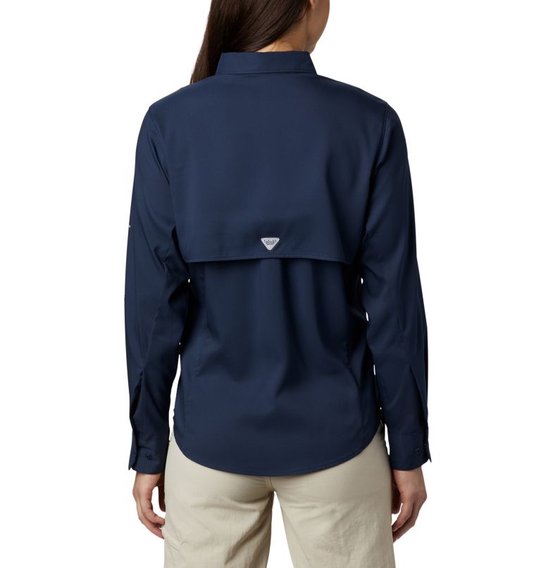 Women’s PFG Tamiami II Long Sleeve Shirt, Color: Collegiate Navy, image 2