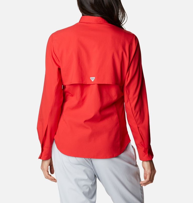 Women’s PFG Tamiami II Long Sleeve Shirt, Color: Red Spark, image 2