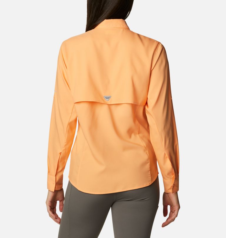 Thumbnail: Women’s PFG Tamiami II Long Sleeve Shirt, Color: Bright Nectar, image 2