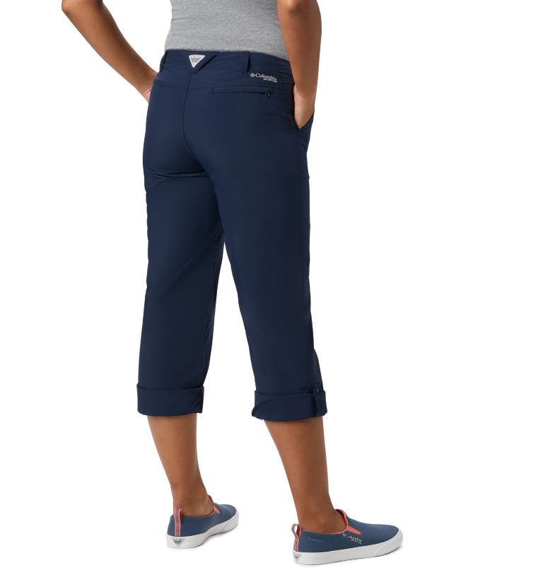 Women's PFG Aruba Roll Up Pants, Color: Collegiate Navy, image 5