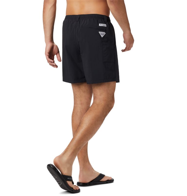 Men's PFG Backcast III Water Shorts, Color: Black