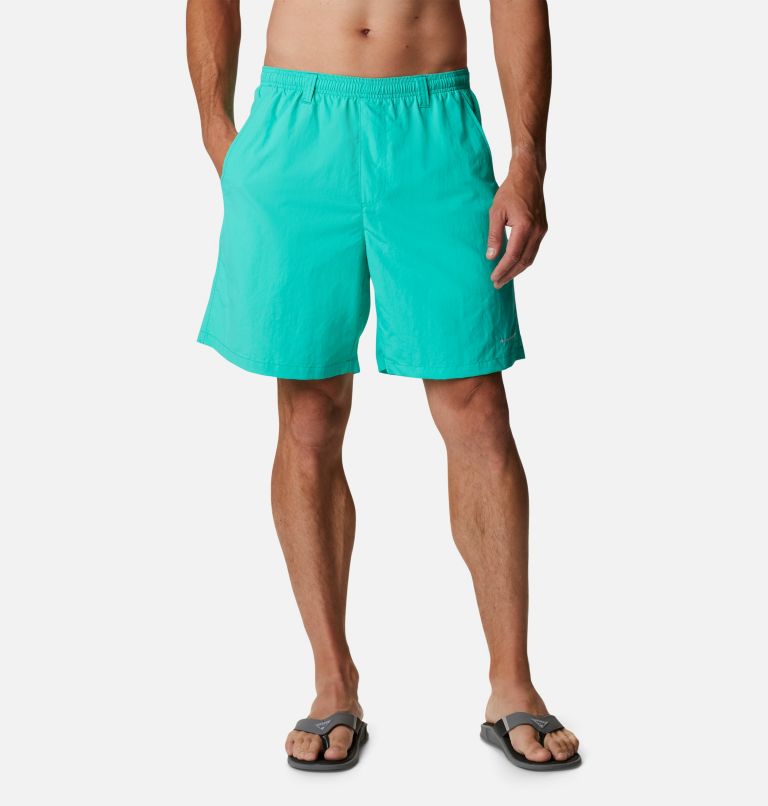 Men's PFG Backcast III Water Shorts, Color: Electric Turquoise