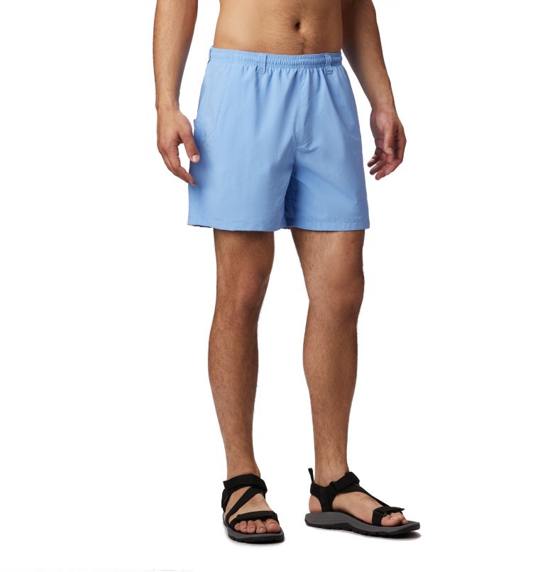 Thumbnail: Men's PFG Backcast III Water Shorts, Color: White Cap, image 1