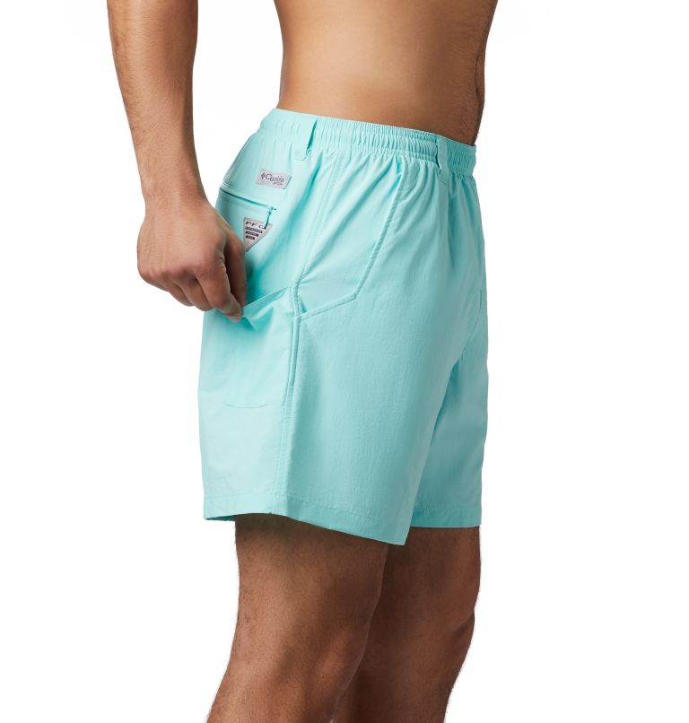 Men's PFG Backcast III Water Shorts, Color: Gulf Stream, image 5