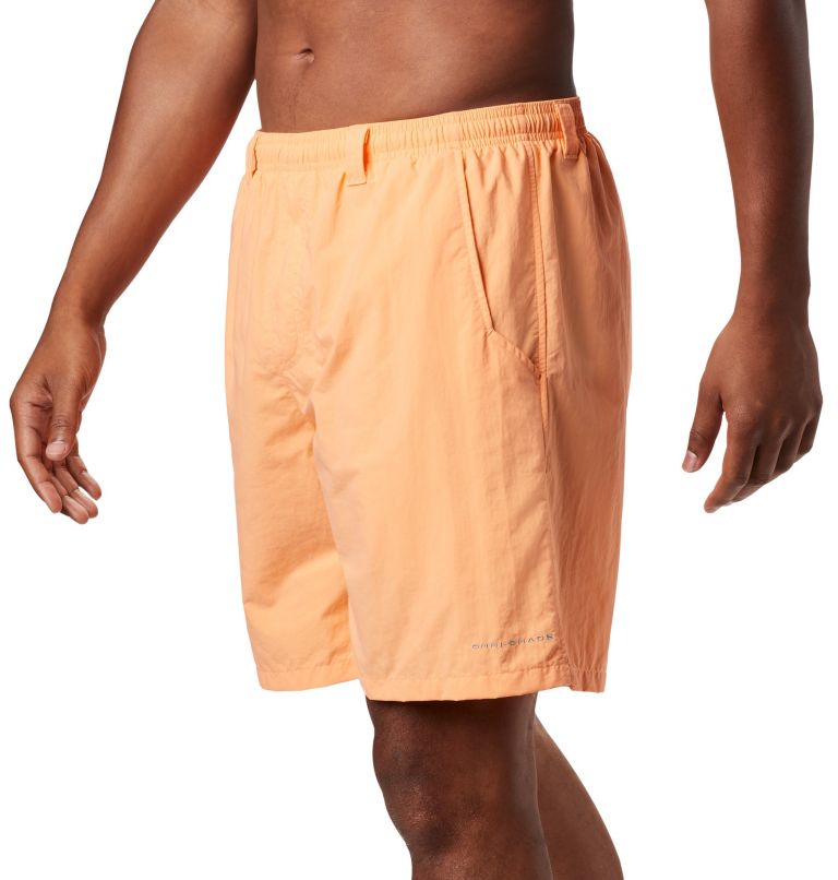 Men's PFG Backcast III Water Shorts, Color: Bright Nectar, image 4