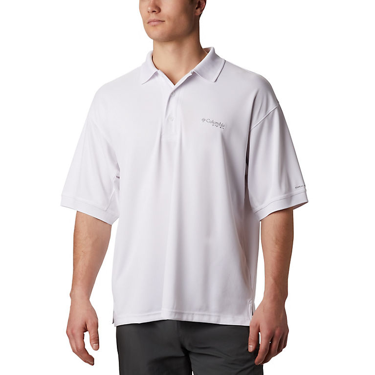 UV Protection Breathable Columbia Mens PFG Perfect Cast Polo Shirt