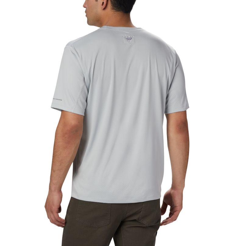 Men’s PFG Zero Rules Short Sleeve Shirt, Color: Cool Grey, image 2