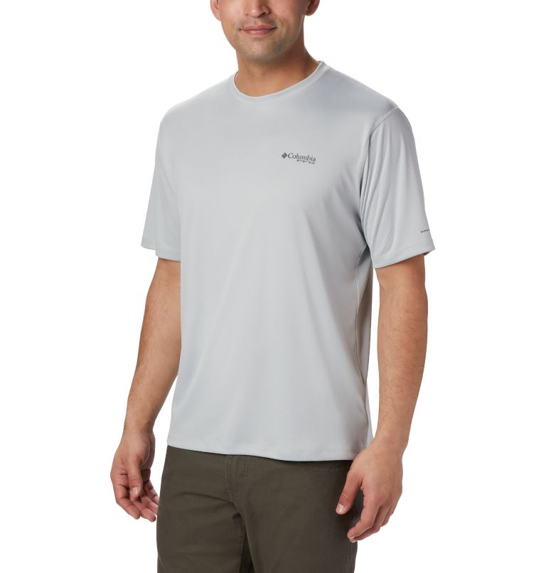 Thumbnail: Men’s PFG Zero Rules Short Sleeve Shirt, Color: Cool Grey, image 1