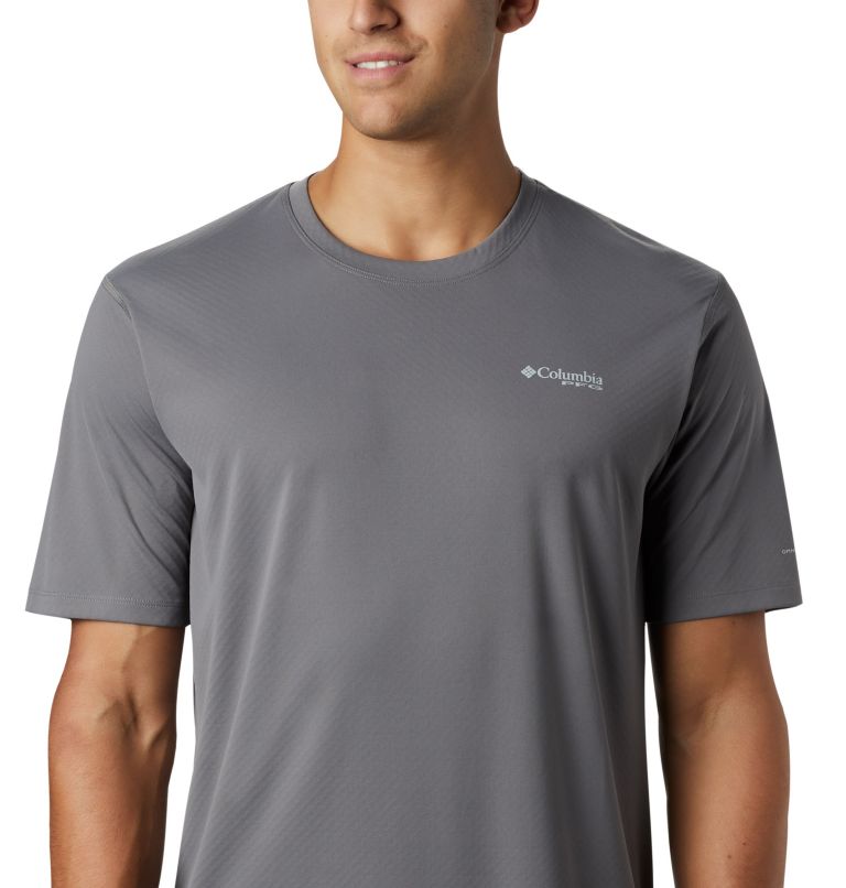 Men’s PFG Zero Rules Short Sleeve Shirt, Color: City Grey, image 3