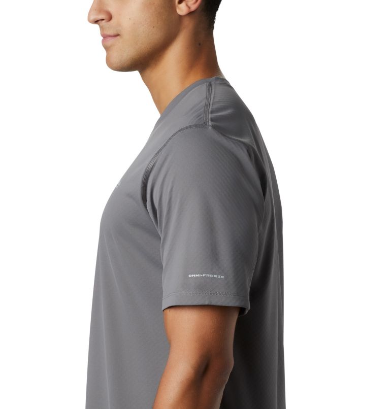 Thumbnail: Men’s PFG Zero Rules Short Sleeve Shirt, Color: City Grey, image 4