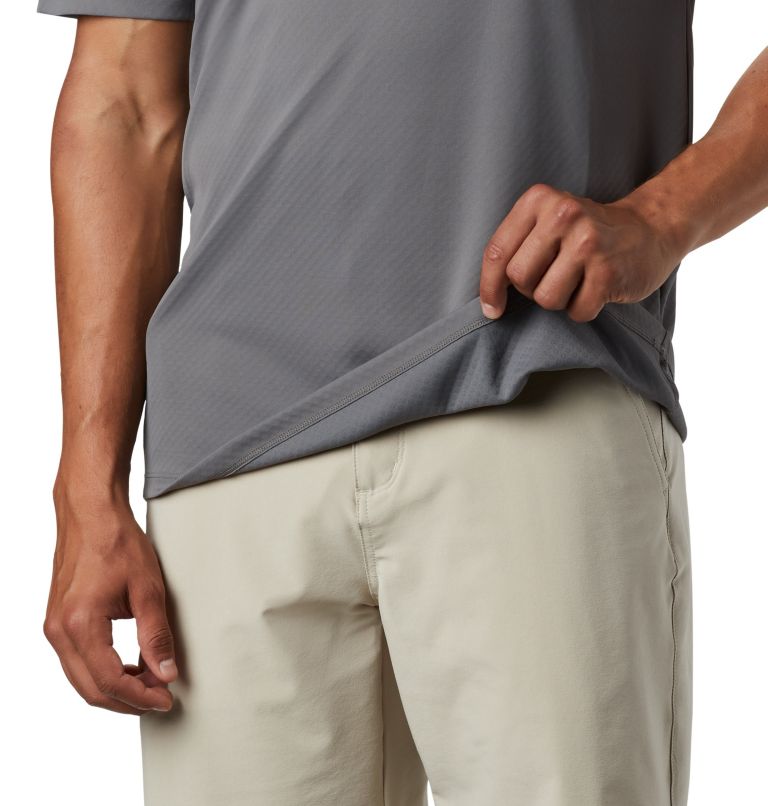 Thumbnail: Men’s PFG Zero Rules Short Sleeve Shirt, Color: City Grey, image 5