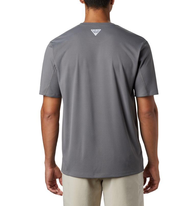 Thumbnail: Men’s PFG Zero Rules Short Sleeve Shirt, Color: City Grey, image 2