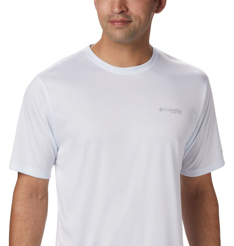 Men’s PFG Zero Rules Short Sleeve Shirt, Color: White, image 3