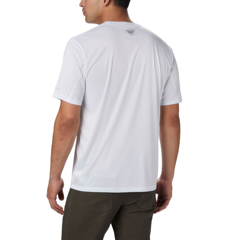 Men’s PFG Zero Rules Short Sleeve Shirt, Color: White, image 2