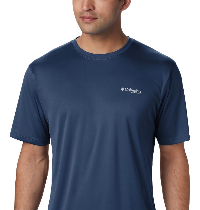 Thumbnail: Men’s PFG Zero Rules Short Sleeve Shirt, Color: Carbon, image 3