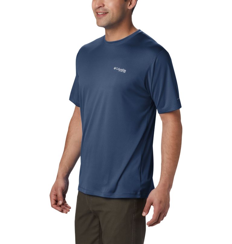 Thumbnail: Men’s PFG Zero Rules Short Sleeve Shirt, Color: Carbon, image 4