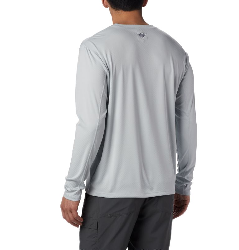 Thumbnail: Men’s PFG Zero Rules Long Sleeve Shirt, Color: Cool Grey, image 2