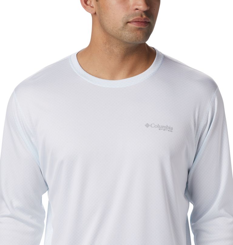 Thumbnail: Men’s PFG Zero Rules Long Sleeve Shirt, Color: White, image 3
