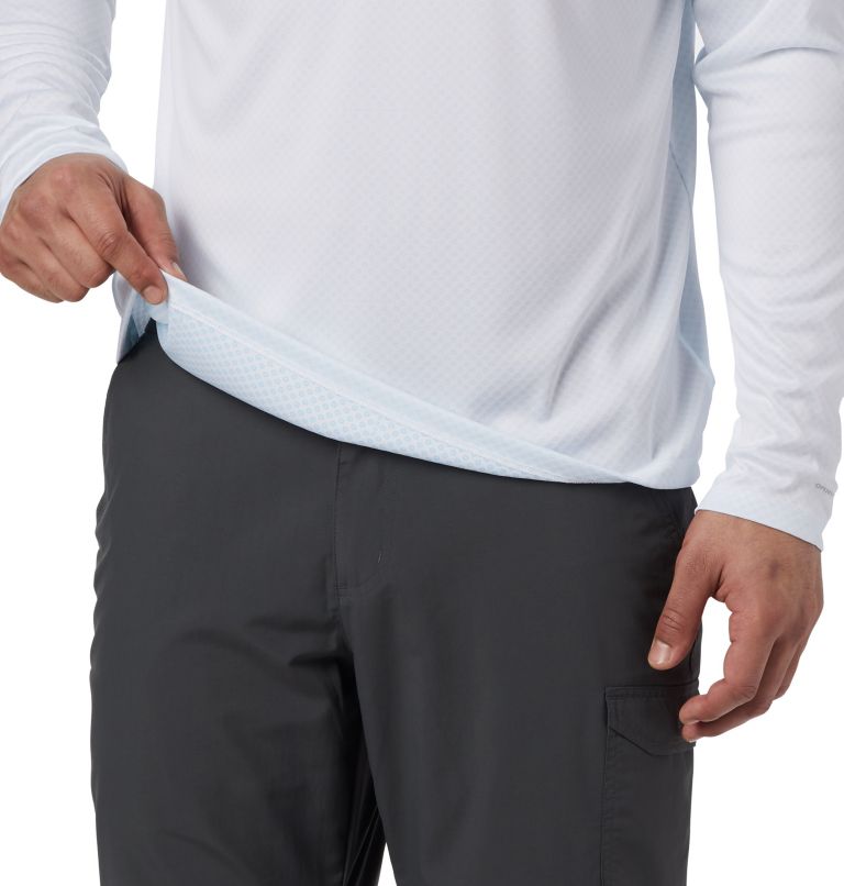 Thumbnail: Men’s PFG Zero Rules Long Sleeve Shirt, Color: White, image 5