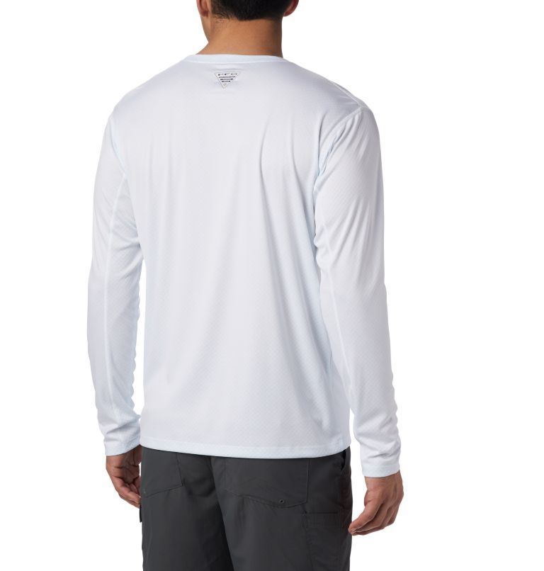 Men’s PFG Zero Rules Long Sleeve Shirt, Color: White, image 2