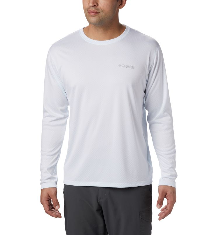 Men’s PFG Zero Rules Long Sleeve Shirt, Color: White, image 1