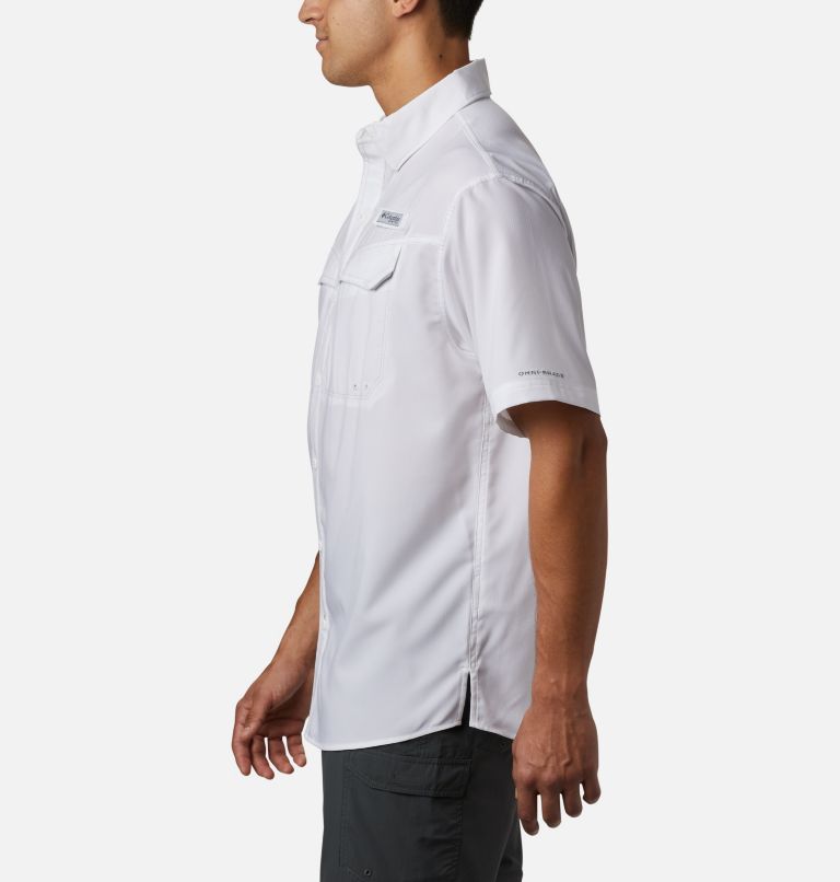 Thumbnail: Men’s PFG Low Drag Offshore Short Sleeve Shirt, Color: White, image 3