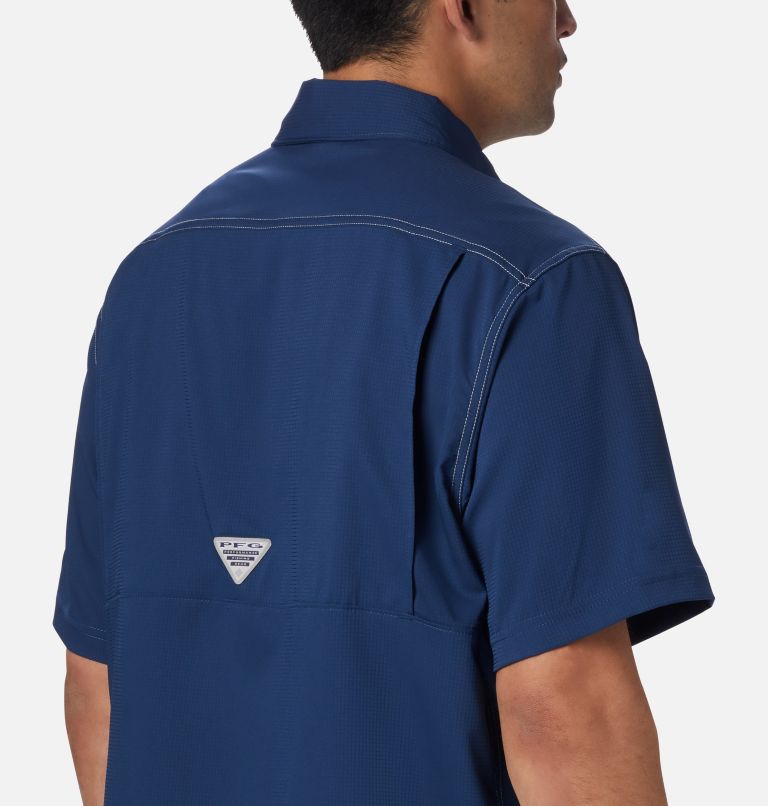 Thumbnail: Men’s PFG Low Drag Offshore Short Sleeve Shirt, Color: Carbon, image 5
