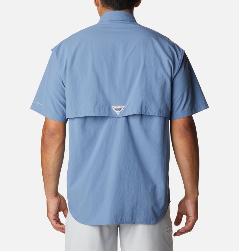 Thumbnail: Men’s PFG Bahama II Short Sleeve Shirt, Color: Bluestone, image 2