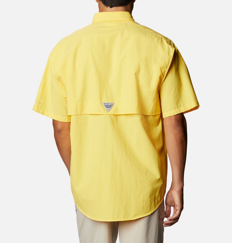 Men’s PFG Bahama II Short Sleeve Shirt, Color: Sun Glow, image 2