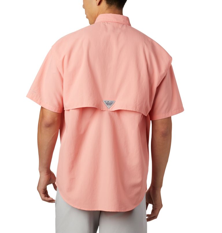 Men’s PFG Bahama II Short Sleeve Shirt, Color: Sorbet, image 2