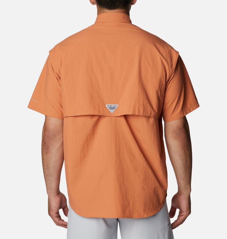 Men’s PFG Bahama II Short Sleeve Shirt, Color: Island Orange, image 2