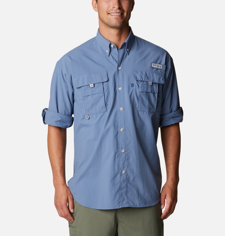 Columbia Mens PFG Bahama II Long Sleeve Shirt UV Protection Breathable
