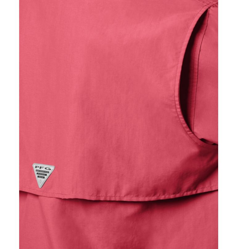 Men’s PFG Bahama II Long Sleeve Shirt, Color: Sunset Red, image 5