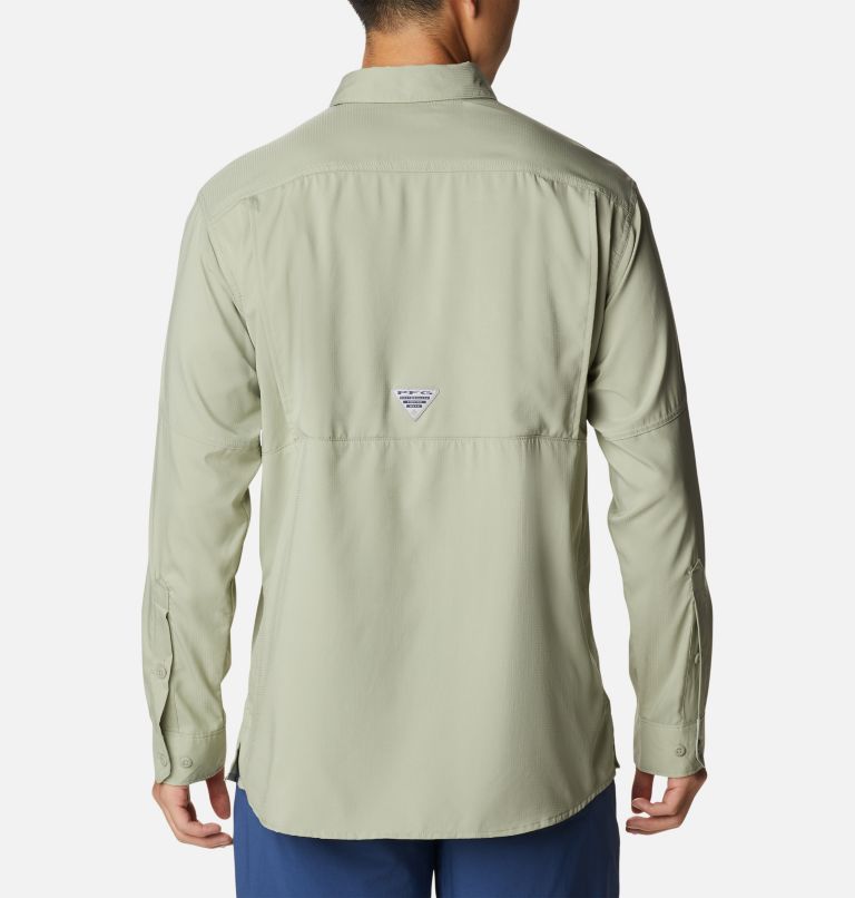 Men’s PFG Low Drag Offshore Long Sleeve Shirt, Color: Safari