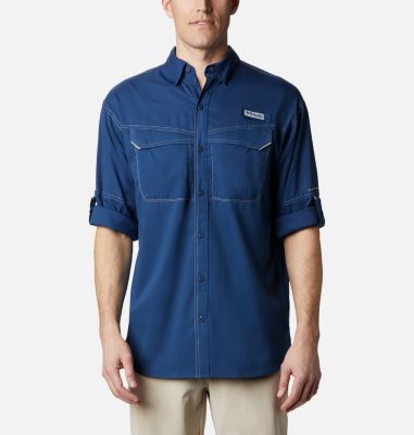 columbia men's pfg low drag offshore long sleeve shirt