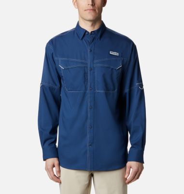 columbia men's pfg low drag offshore long sleeve shirt