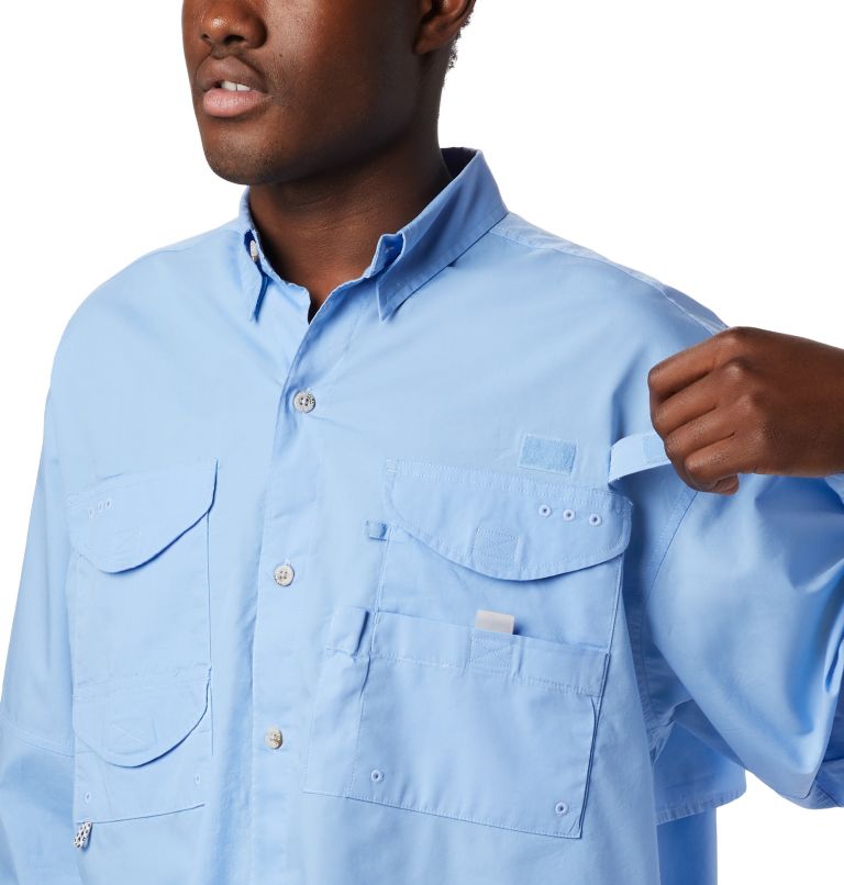 Thumbnail: Men’s PFG Bonehead Long Sleeve Shirt, Color: White Cap, image 3