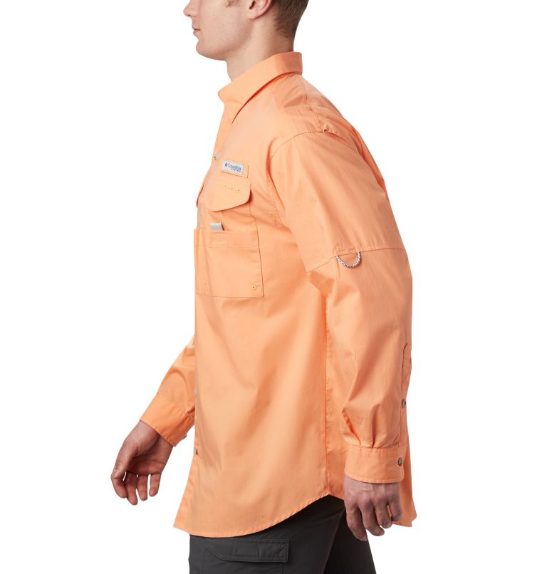 Thumbnail: Men’s PFG Bonehead Long Sleeve Shirt, Color: Bright Nectar, image 3