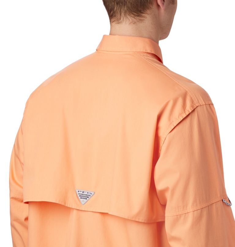 Men’s PFG Bonehead Long Sleeve Shirt, Color: Bright Nectar, image 5
